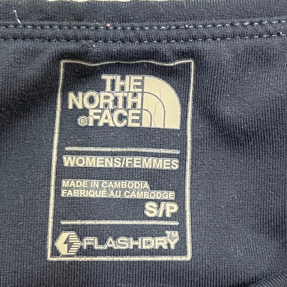 The North Face FlashDry Cropped Leggings Women’s Small Navy Athletic Capri EUC - Picture 7 of 8